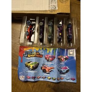 2023 Hot Wheels Color Shifters Amazon Exclusive Pack Of 5 New